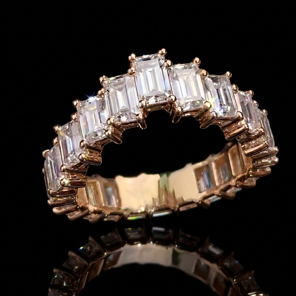 Aurora "Linear Brilliance" Diamond Band